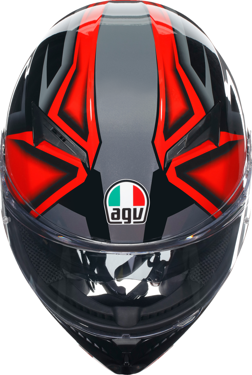 AGV K3 Helmet - Compound - Black/Red - XL 2118381004009XL