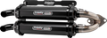 TRINITY RACING Stage 5 Slip-On Dual Muffler - Cerakote Black TR-4165S-C2