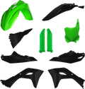 ACERBIS Full Replacement Body Kit - Green/Black 2983571089