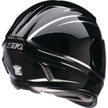 Z1R Jackal Helmet - Foil - Black/Silver - Large 0101-18413