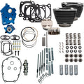 S&S CYCLE Power Pack - 4.500" Stroke - Water Cooled - Black Granite w/Highlights - M8 310-1107C