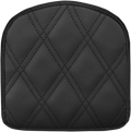 SADDLEMEN Sissy Bar Pad - Lattice Stitched - Black 40843