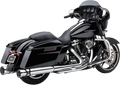 COBRA Dual Bung Headpipes - Chrome 6255DB