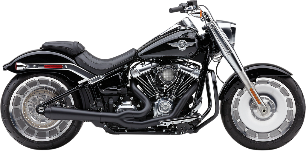 COBRA El Diablo Exhaust - Black Softail  Fat Boy /   Breakout 114  2018-2020 6475B