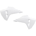 UFO Radiator Covers - White - Honda - CRF 250 R/RX HO05619#041