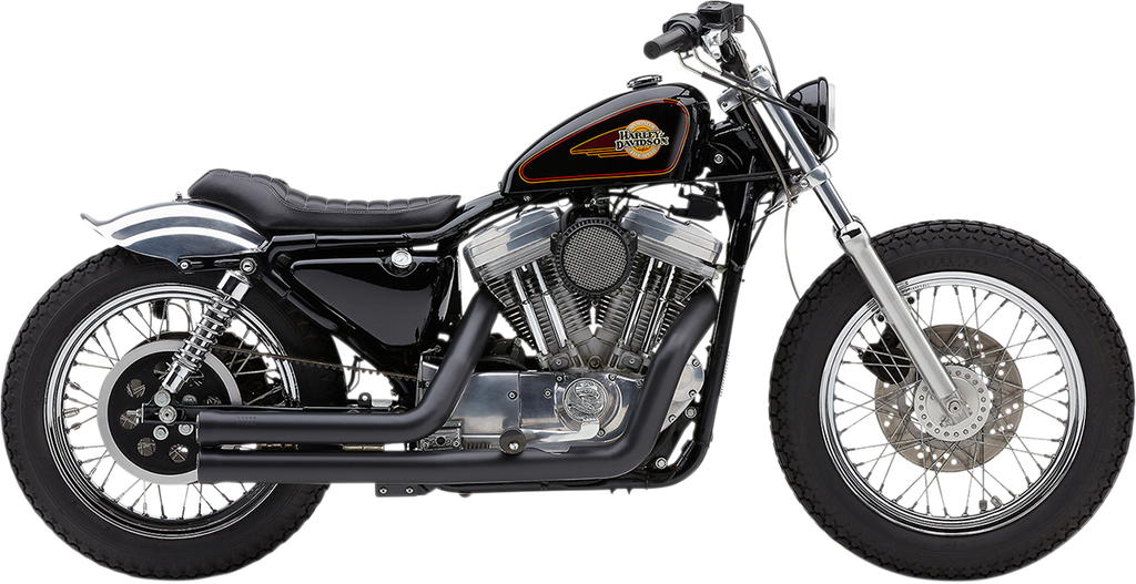 COBRA 909 Exhaust - Black - '86-'03 XL F/MID CONTROL MDLS ONLY 6701B