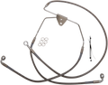 DRAG SPECIALTIES Brake Line - Front - +10" - Touring - Stainless Steel 620085-10