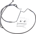 DRAG SPECIALTIES Brake Line - +10" - Stainless Steel 614085-10