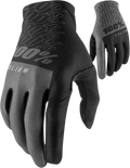 100% Celium Gloves - Black/Gray - XL 10007-00003
