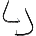 MOOSE RACING Evo 2 Black Debris Deflectors with Tapered Clamp Set 50-5218B