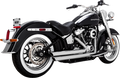 VANCE & HINES Big Shots Staggered Exhaust System - Chrome 17341
