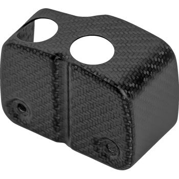 SADDLEMEN Coil Cover - Carbon Fiber - Gloss Black CF-899-04-001M