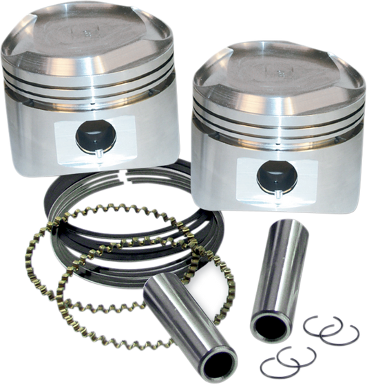 S&S CYCLE Replacement Pistons with Rings 92-2026