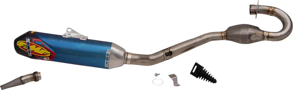 FMF 4.1 RCT Exhaust with MegaBomb - Anodized Titanium KX 450 F/X 2019- 2023  042373 1820-1844