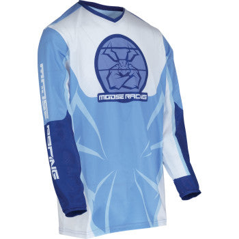 MOOSE RACING Youth Agroid Mesh Jersey - Blue/White - 2XL 2912-2485