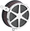 COBRA Spoke Air Filter - Chrome - Dresser 606-0100-04