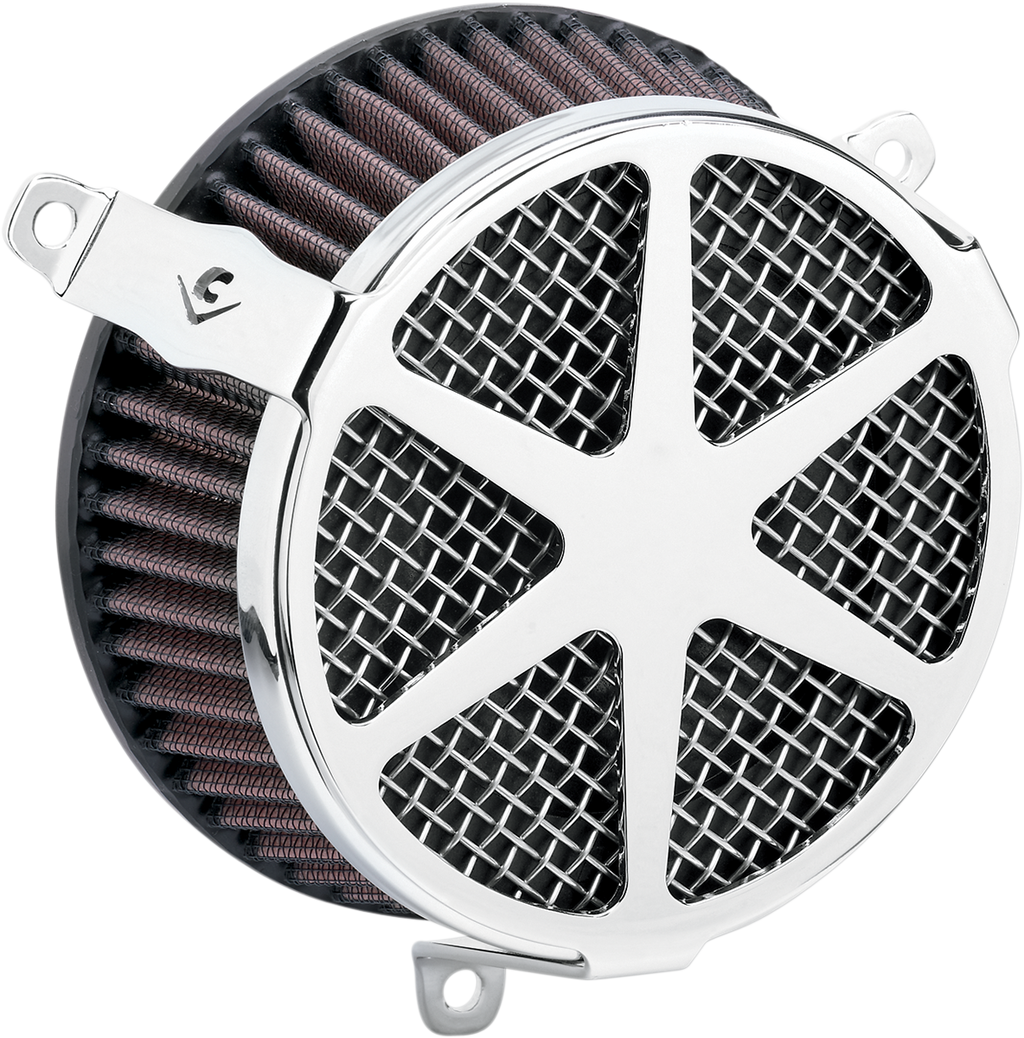 COBRA Air Filter - Spoke - Chrome 606-0100-04-SB