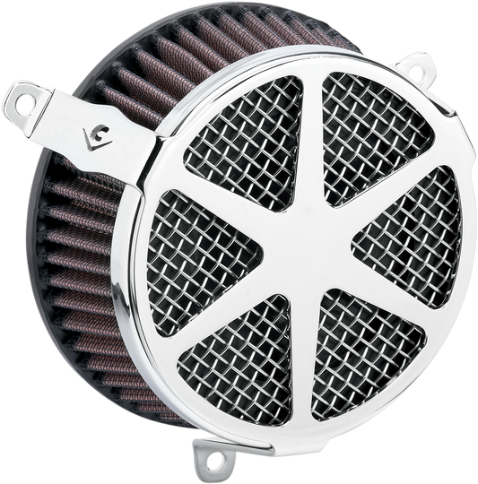 COBRA Air Filter - Spoke - Chrome 606-0101-04-SB