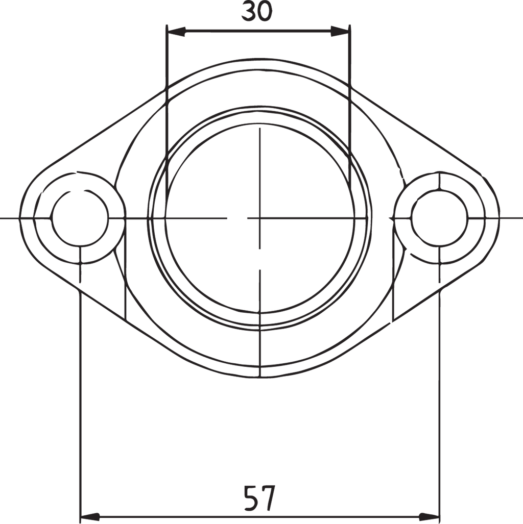 Parts Unlimited Carburetor Flange - Polaris 07-100-24
