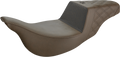 SADDLEMEN Unknown Industries Extended Reach Seat - Carbon Fiber/Gripper/Lattice Stitch - Brown - FL '08-'23 UN08-07-173BREX