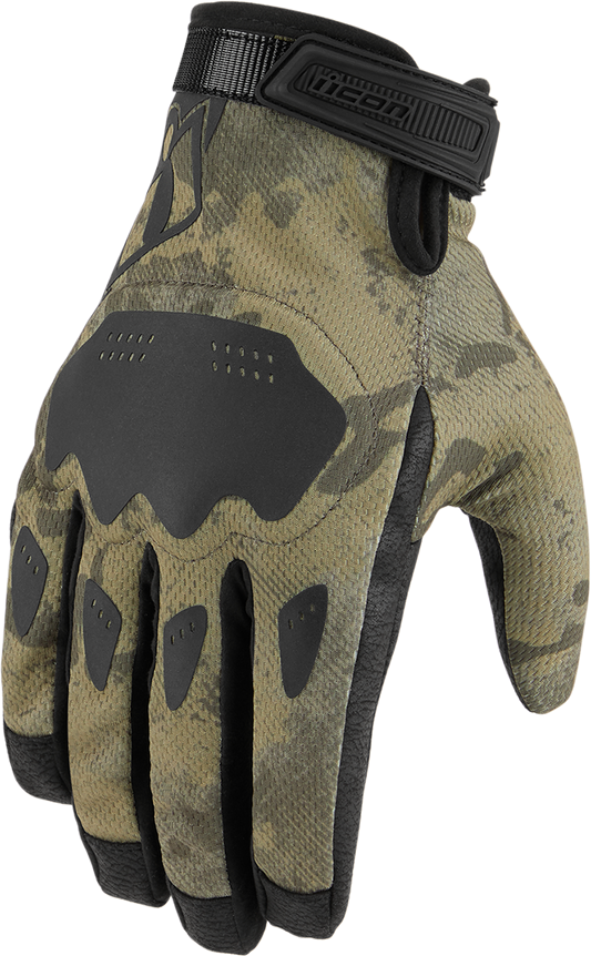 ICON Hooligan™ CE Gloves - Tan Camo - XL 3301-4411