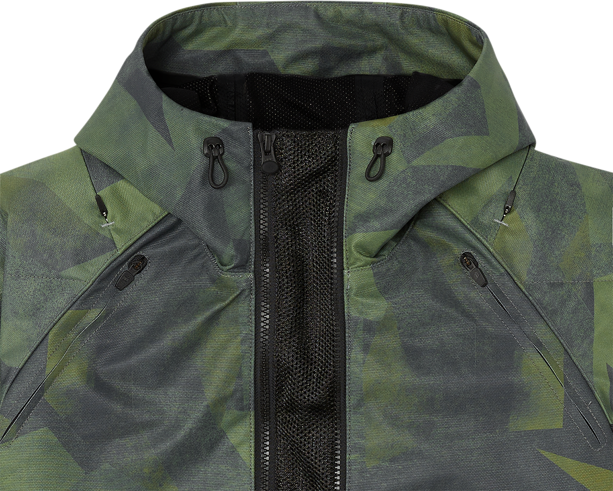ICON Airform Battlescar™ Jacket - Green - Large 2820-5481