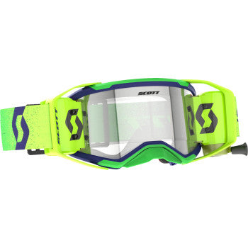 SCOTT Prospect 2.0 WFS Goggle - Roll-Off - Midnight Purple/Safety Yellow - Clear Works Lens 421474-7914113