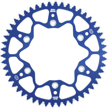 MOTO-MASTER 7075 Aluminum Rear Sprocket - 52 Tooth - Blue - Suzuki/Yamaha 620042452