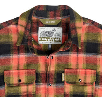 BILTWELL HI Test Flannel Shirt - Rust - 2XL 8128-125-006