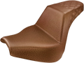 SADDLEMEN Step-Up Seat - Rear Lattice Stitch - Brown 818-31-173BR