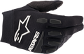 ALPINESTARS Youth Full Bore Gloves - Black - 2XS 3543622-10-2XS