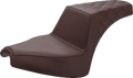 SADDLEMEN Step Up Seat - Front Smooth/Rear Lattice - Brown - Chief I21-04-173BR