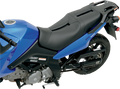 SADDLEMEN Gel Channel Track Carbon Fiber Sport Seat - Black - VStrom 0810-S018