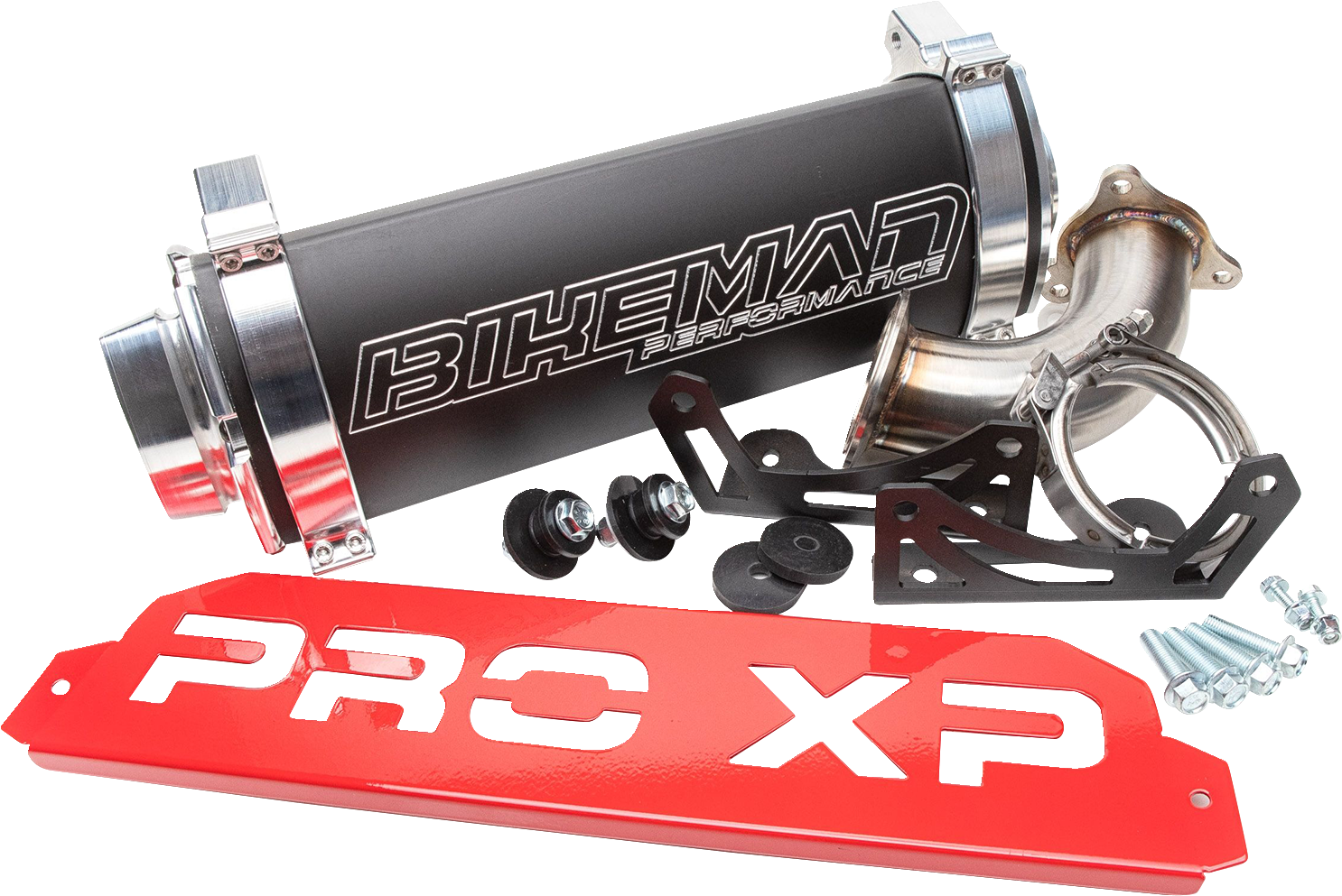 BIKEMAN PERFORMANCE Big Mo Muffler - Black 17-324-SB