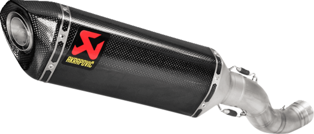 AKRAPOVIC Slip-On Line Muffler - Carbon Fiber RSV4  / Tuono V4 1100  2021-2024 S-A10SO13-RC 1811-4238