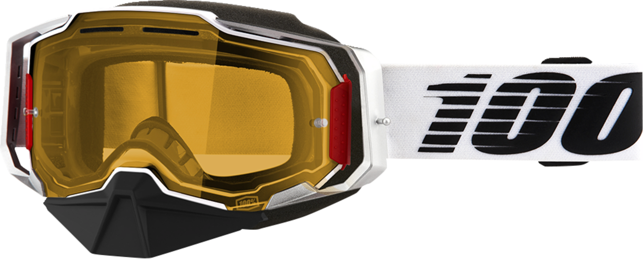 100% Armega Snow Goggles - Lightsaber - Yellow 50007-00002