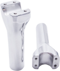 TRASK Risers - Assault - 4" x 1-1/4" - Chrome TM-8601-4CH