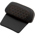 SADDLEMEN Chopped Tour Pak Pad - Honeycomb - Orange Stitching - FLH/FLT '14-'24 814-07C-HC-ORA