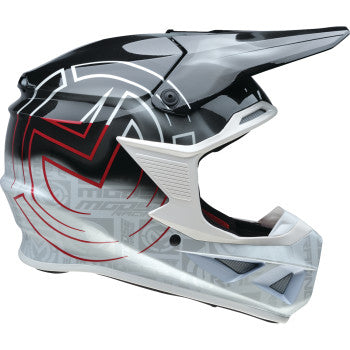 MOOSE RACING F.I. 2.0 Helmet - Deceit - MIPS® - Black/White/Red - Large 0110-7992
