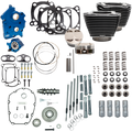 S&S CYCLE Power Pack - Gear Drive with Highlighted Fins - Black Granite - Water Cooled - M8 NOT RECOMMENDED F/TRIKES 310-1108A