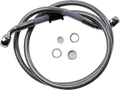 DRAG SPECIALTIES Brake Line - Front (Upper) - Stainless Steel 618614