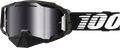 100% Armega Snow Goggles - Black - Silver Mirror 50008-00001