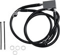 DRAG SPECIALTIES Brake Line - Rear - Black - +3" - Softail '00-'03 640221-3BLK