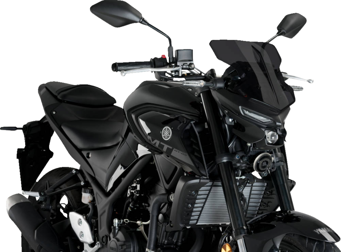 PUIG HI-TECH PARTS New Generation Windscreen - Black 20285N