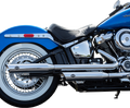 S&S CYCLE Slash Cut Race Mufflers - Chrome 550-0739