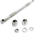 DRAG SPECIALTIES Axle Kit - Front - Chrome - '00-'06 FXST 16-0317NU