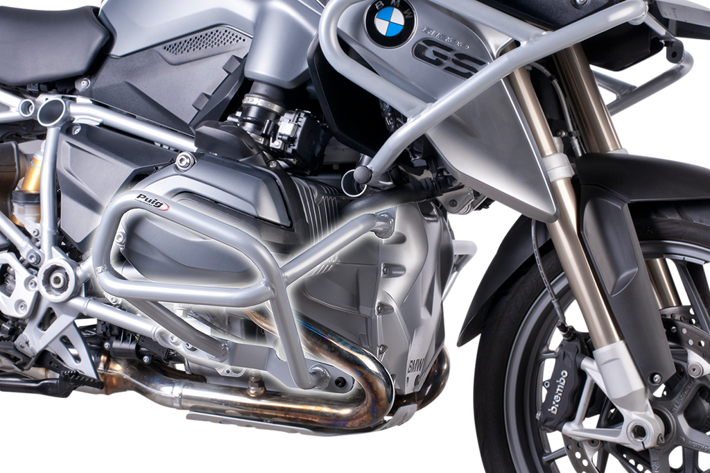 PUIG HI-TECH PARTS Engine Guards - Gray 7543U