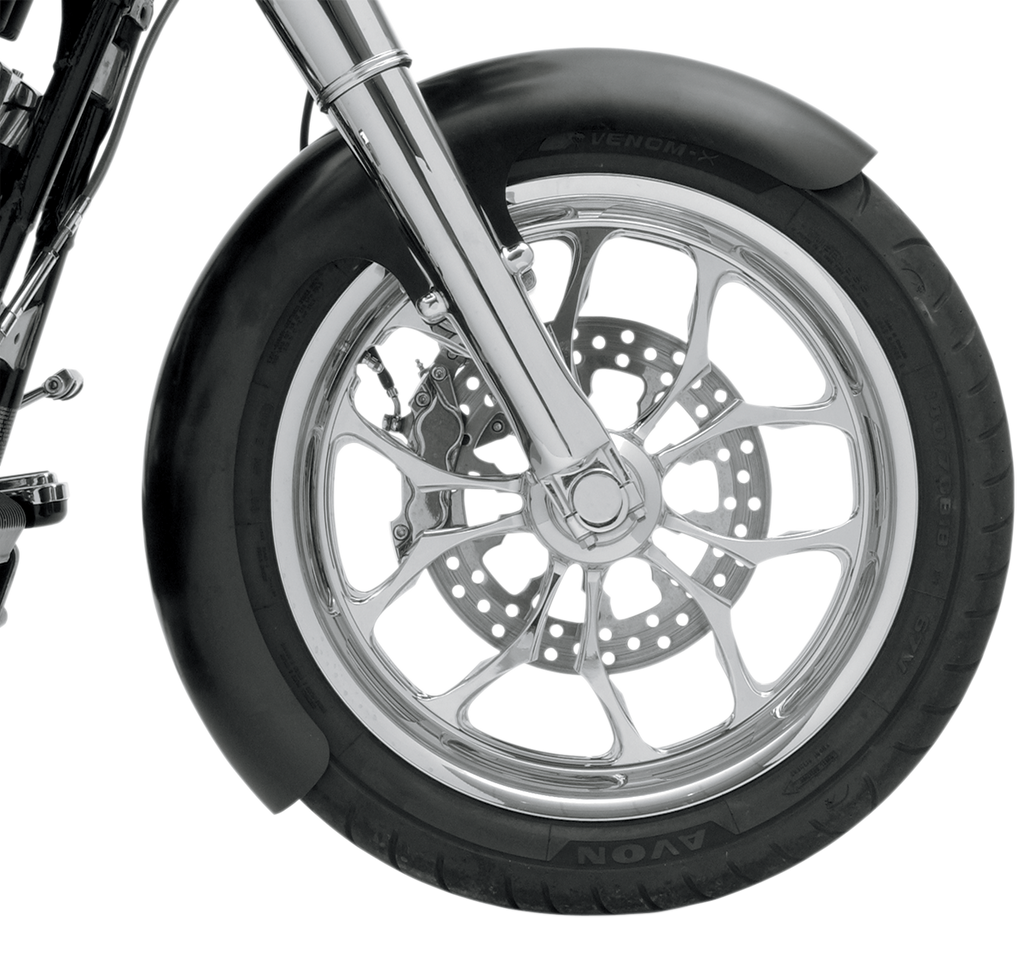 KLOCK WERKS Wrapper Front Fender Kit - Black - Steel - 21" KWF-02-0026