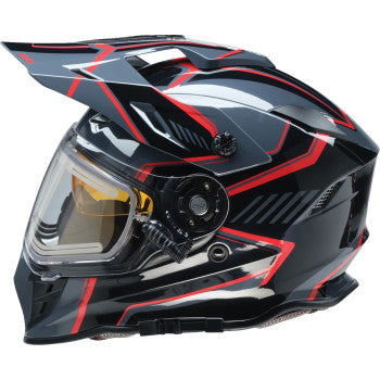 Z1R Range 2.0 Snow Helmet - Rotor - Black/Red - Large 0101-17232