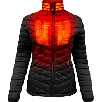 GERBING HEATED CLOTHING Women's 7V Khione Insulated Heated Puffer Jacket 2.0 - Large GERKPJKT7VWBL